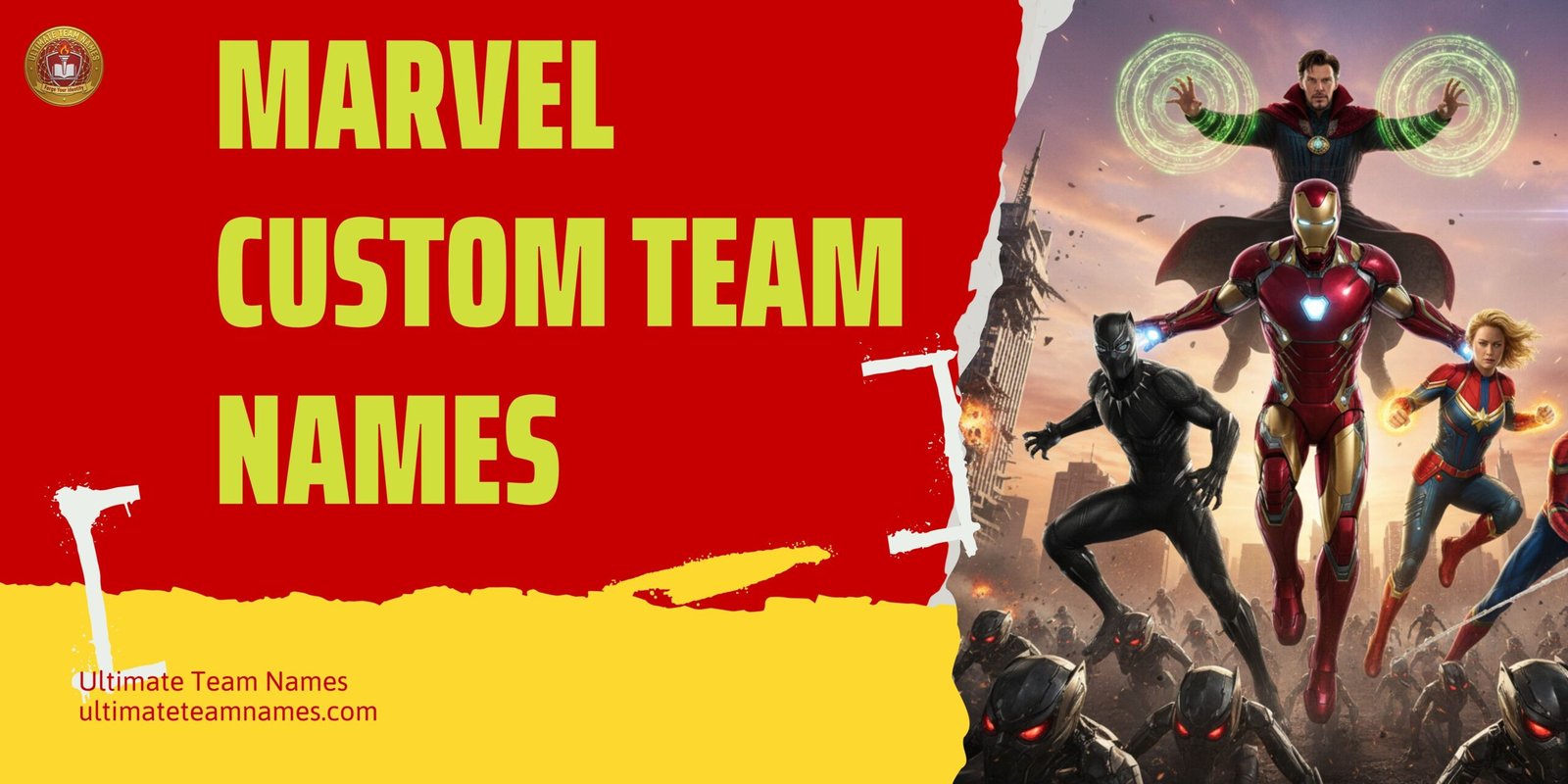 marvel custom team names